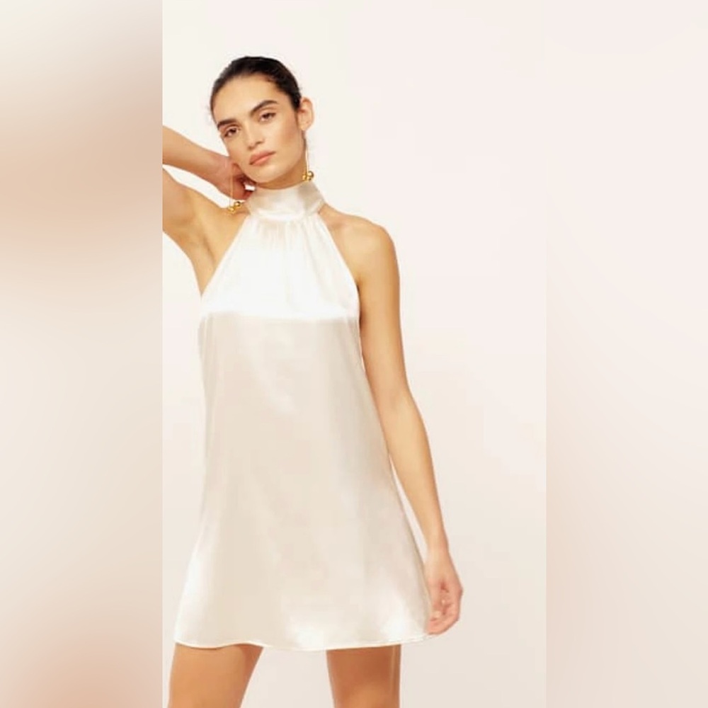 Reformation Corinth Silk Dress